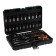 A set of end heads and bit Kingqueen Wib-10007, ratchet 72 tooth, 1/4 ", 46 items