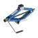 The rombic tundra jack, with a rubber support, lifting height 100 - 400 mm, 1.3 tons