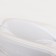 Cosmetic bag with lightning, white color