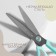 Scissors are universal, mowed blade 7.5 ", 17.5 cm, color mix