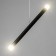 Suspension lamp "Balance" LED 6W 4000K Black 3x3x40-140cm