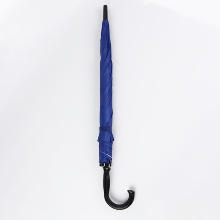 Umbrella - semi -automatic cane, "plain", 8 knitting needles, r = 52 cm, blue color-7