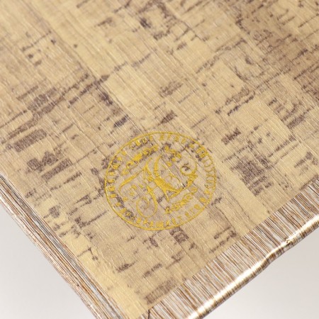 Safe Brush Tree leatherette "Buddha's head" embossing, under metal 30x20x6.8 cm-6