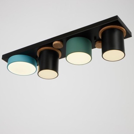 Lamp 35428/4 LED 36W 3000-6000K Black-green-blue 65x15x15 cm Bayerlux