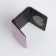 Kid wallet on the button, lilac color