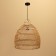 Ceiling Lamp from Rotan "AGUS", 1 × 120 W, E27, 45 × 45 × 45 cm