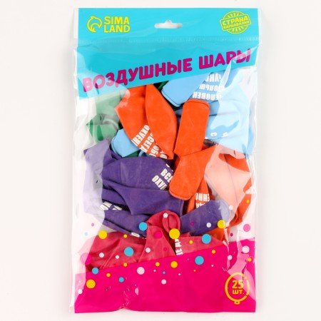Shar Latex 12 "Kaifuy", humor, set 25 pcs.-1