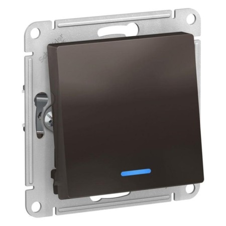 Sche Atlasdesign Sche atn000663 switch, 1 key, joint venture, 10a, IP20, mocha