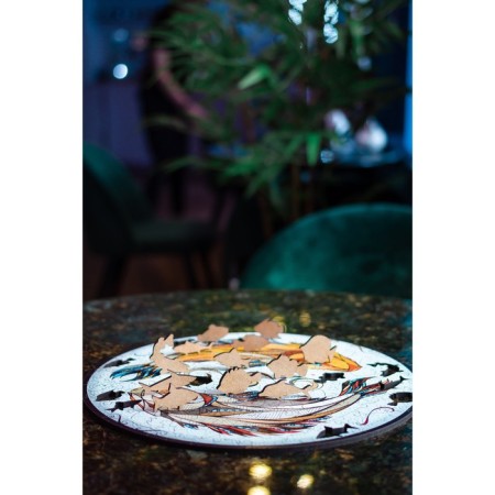 Wooden, figured puzzle Ewa. Koi carps (fish)-5
