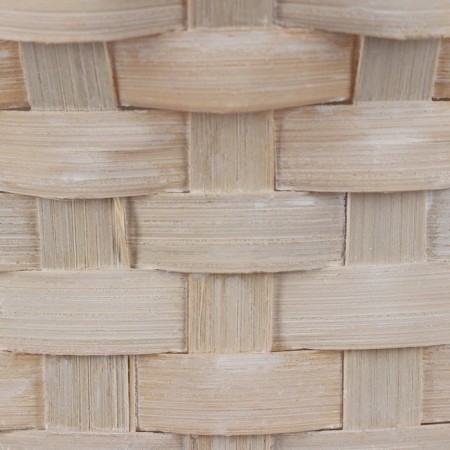Set of wicker baskets, D16x10/31 cm, D19x11x33 cm, d21x12x35 cm, 3 pcs, peach, bamboo-5