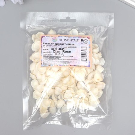 Decorative shells "Clam Rose" 100 g-2