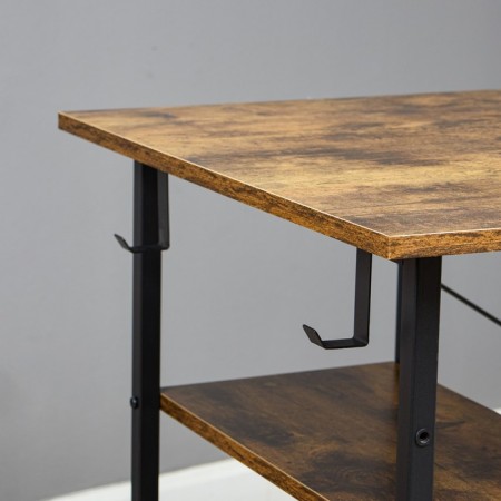 Written table "Brooklyn", 120 x 60 cm, metal, MDF-5