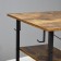 Written table "Brooklyn", 120 x 60 cm, metal, MDF