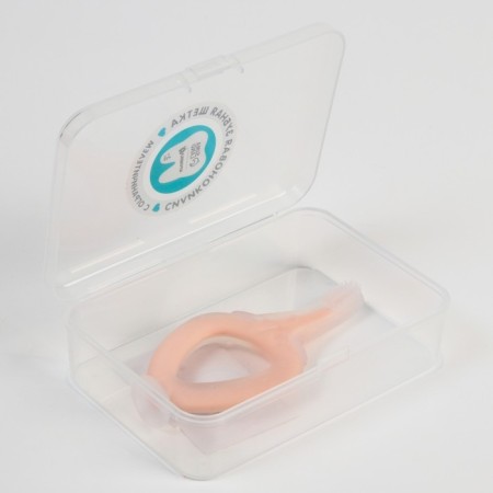 The teething is children, silicone on the suction cup, from 3 months, the color is pink.-3