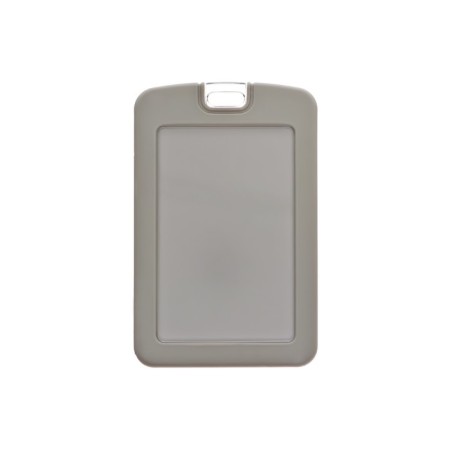 Baiga vertical, external 110x70 mm, internal 83x52 mm, silicone, gray