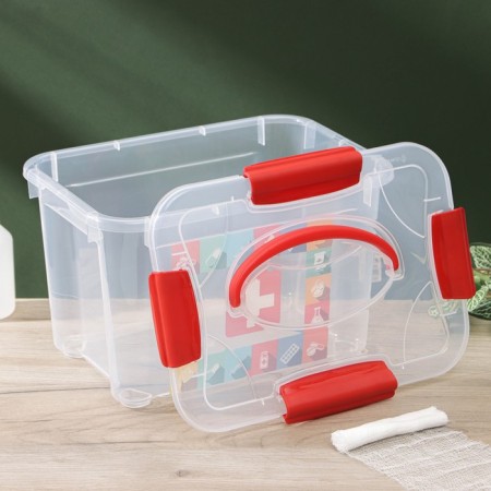 Economic storage box "Pharmacy", 5.5 l, drawing mix-3