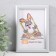 Photo frame MDF 10x15 cm, No. 5 "Simple", silver (plastic screen)