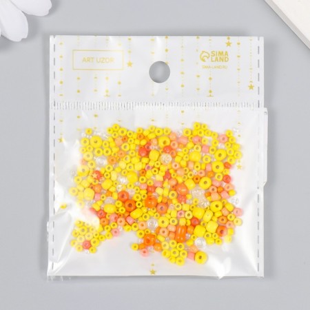 Glass beads 6/0-15/0 "Assorted citrus" d = 1.5-4 mm, nr 10gr-3