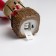 LED figure "Ball with Santa Claus" 8 × 8 × 16 cm, polystone, batteries LR44x2, glow warm white