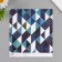 Scrapbooking paper "strict geometry" density 180 grams set 10 pcs 15.5x17 cm