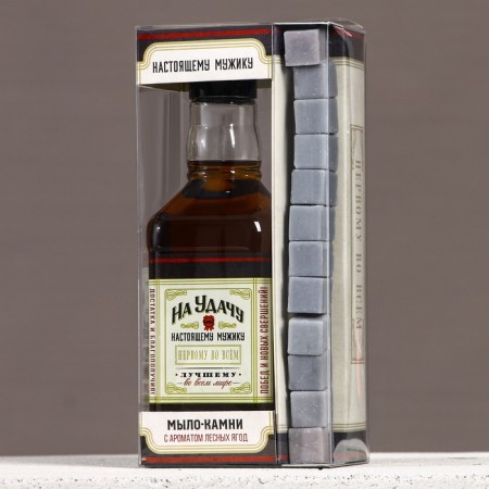 Gift set of cosmetics "For good luck", shower gel 250 ml and hand soap, Hard line-5