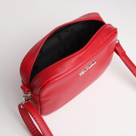 Women's bag over the shoulder Textura, small size, red color-5