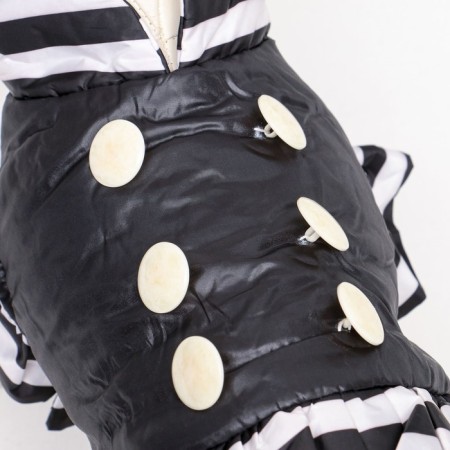 Jacket for dogs with waxes, size 4 (DS 33, Osh 35, OG 45 cm), black-3