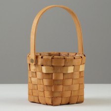 Wicker basket, 13 x 11/23 cm, sequoia
