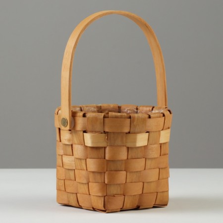 Wicker basket, 13 x 11/23 cm, sequoia