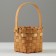 Wicker basket, 13 x 11/23 cm, sequoia