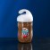 Bank for bulk products "Axis", glass, white cover, 500 ml, Iran