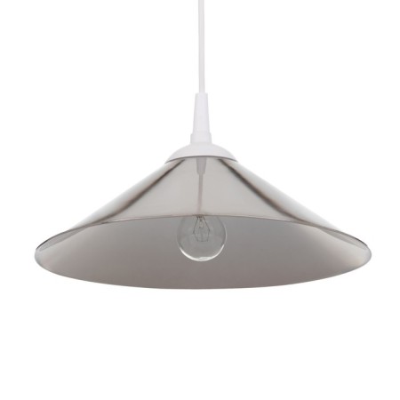 Lamp Bayerlux alan 1he27 white/silver 30x30x9cm-1