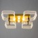Kvorum chandelier LED 40W 3000-6000K gold 50x50x10cm