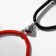 Bracelets "Demetrons" on a magnet, three turtles, black and red color, 8 cm