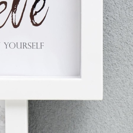 Photo frame plastic in 10 photos 10x15 cm "passage" white 55x48.5 cm-1