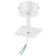 Ceiling rullo fastening, white color