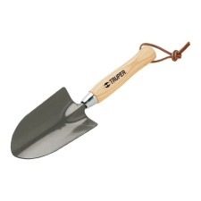 Garden scoop, length 30 cm, width 9 cm, wooden handle, Truper
