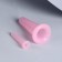 A set of vacuum cans for massage, silicone, d = 1.6/3.9 cm, 2 pcs, pink color