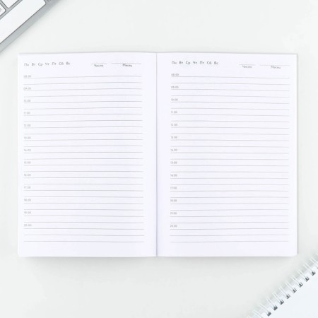 Diary in a thin cover A5, 72 sheets "Corgi"-1