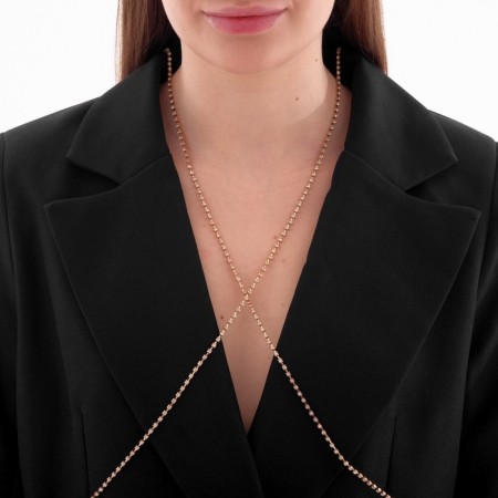 Partois "minimal" 2 threads, white color in gold-2