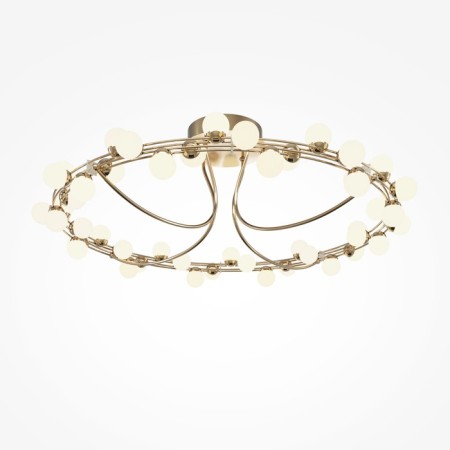 Ceiling Lamp Maytoni Mod081CL-L48G3K, LED, 72W, 80x80x25 cm, 5600lm, color gold