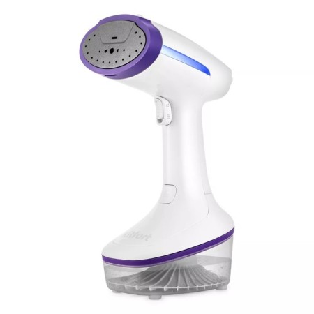 KT-989 steamer, manual, 1630 W, 20 g/min, 300 ml, white-violet