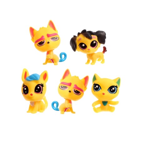 Набор игрушек "Crazy Pets" 5 шт МИКС