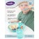 Baby plate for second dishes, on a suction cup, 400 ml, green color