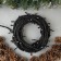 Garland “thread” 10 m, IP44, UMS, dark thread, 72 smd-led, blue glow, 220 V
