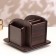 Organizer 6 sections, a series of Zebrano with Kant Dark, rotation 15*18cm