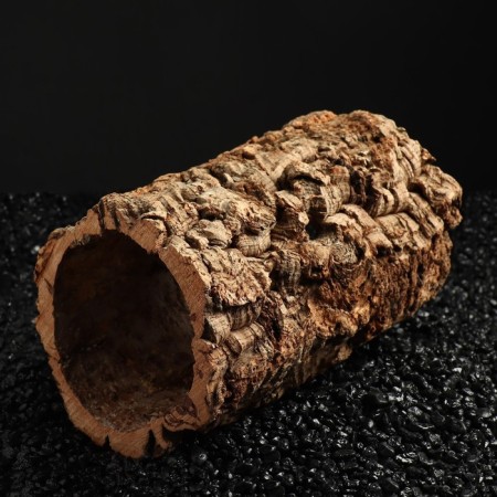 Shelter for terrarium, oak bark, d = 5 - 15 cm, length 20 cm-2