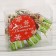 Jewelry decoration "Bear on a gift" (set 3 pcs) 6x4 cm