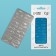 Stamping plate Metal “lines and patterns”, 12 × 6 cm