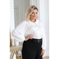 Блуза женская, размер 54, цвет белый